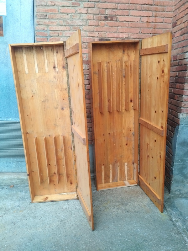 armario almacen teatro madera 190x60x17 2u